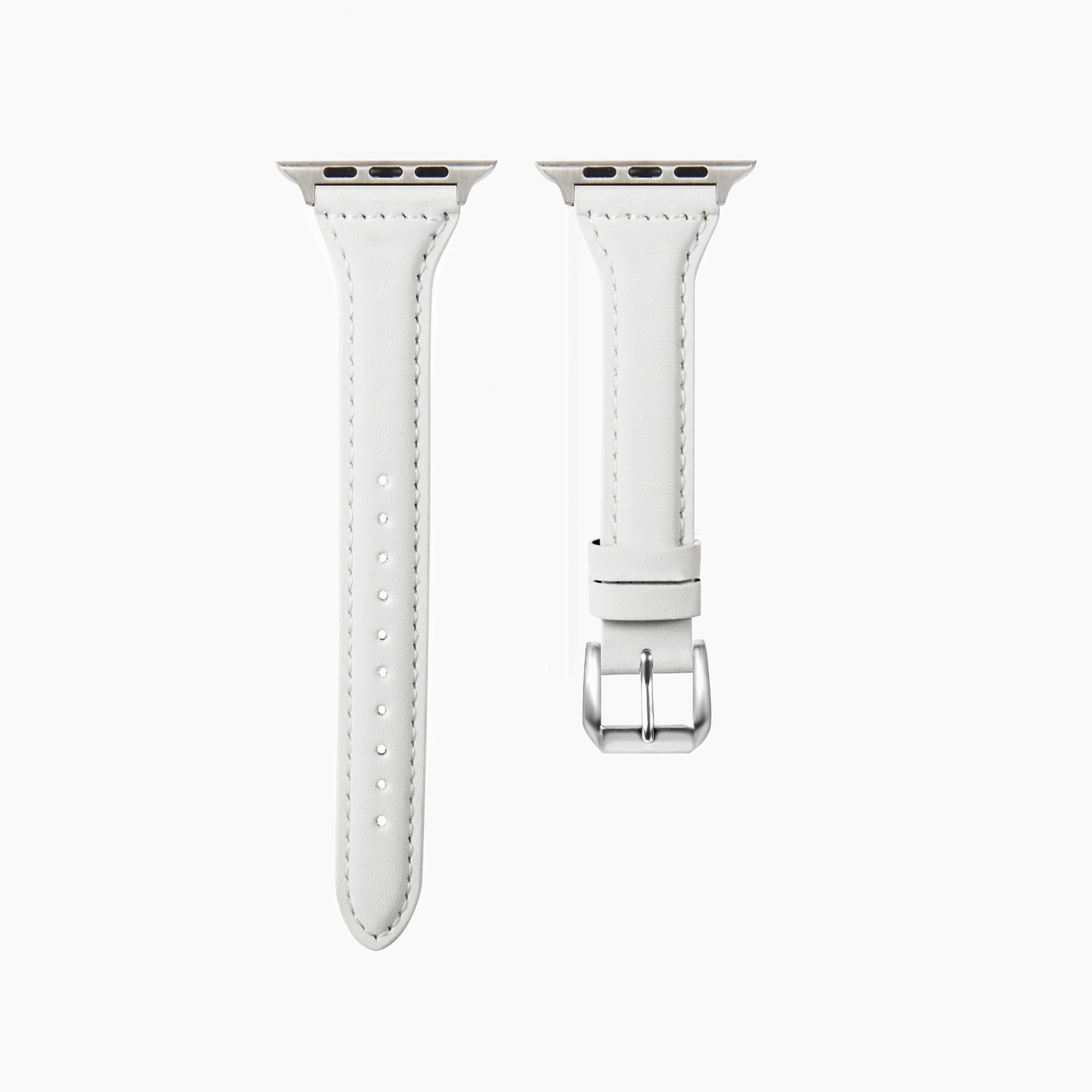 Ally Leather Strap White - Apple Watch Band 38-49mm