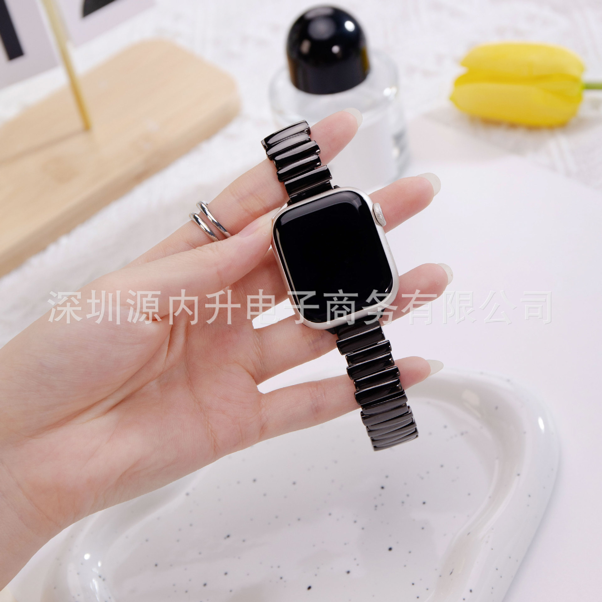 Ellie Metal Strap - Black