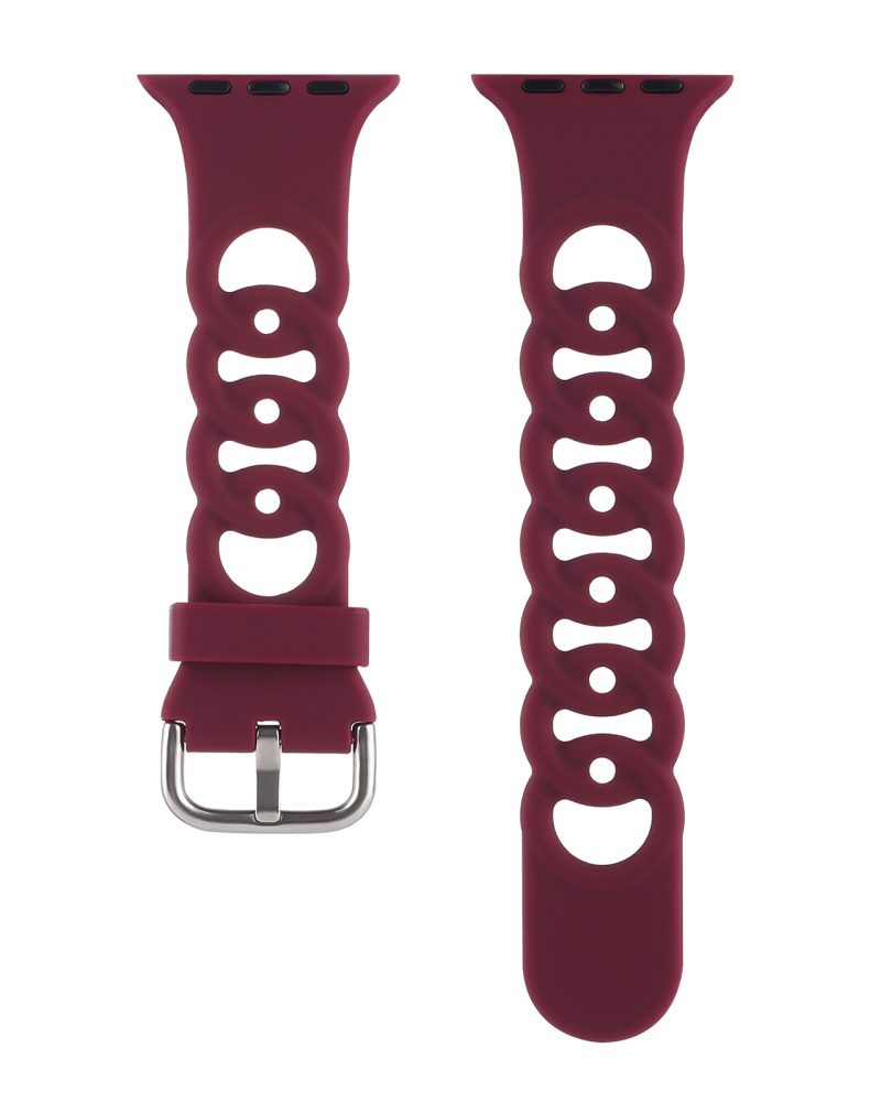 Flexi Silicone Strap - Wine Red