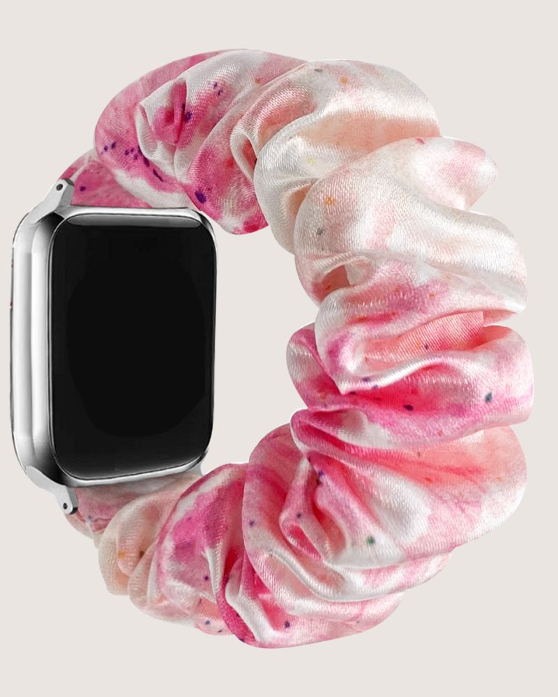 Satin Scrunchie Strap - Light Peach