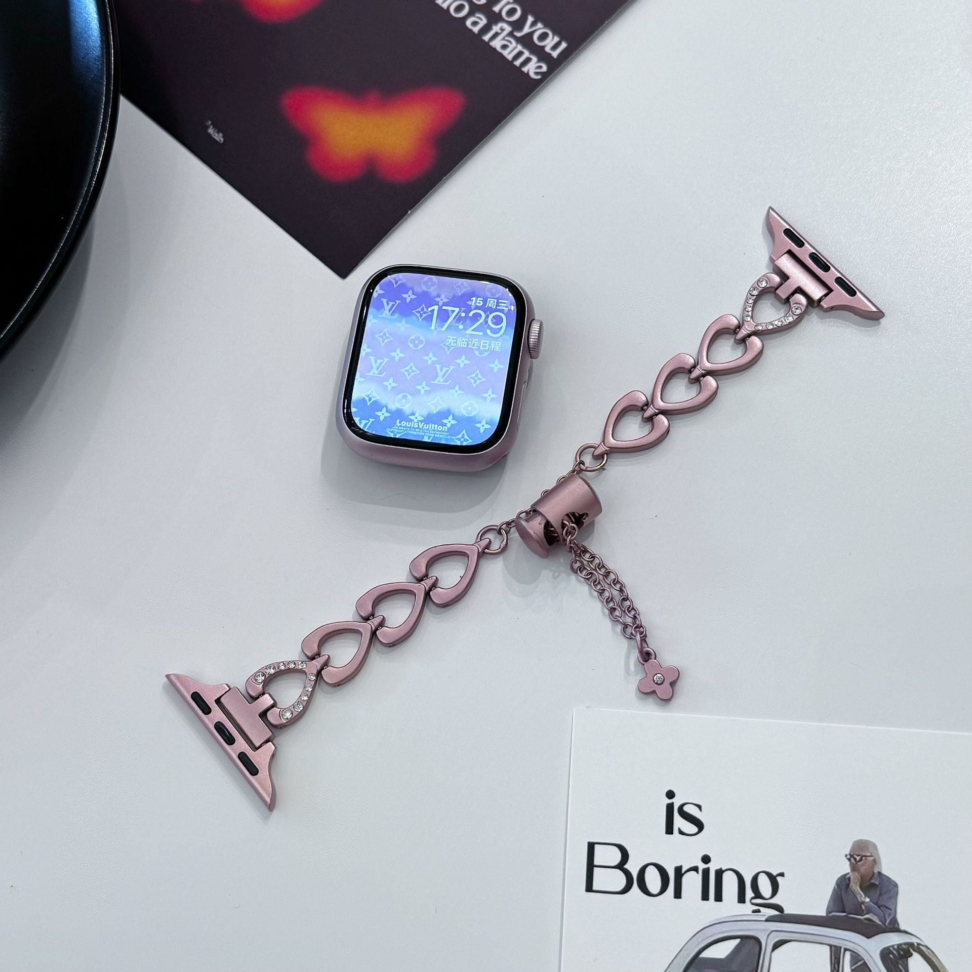 Sweetheart Bracelet Band - Rose Gold