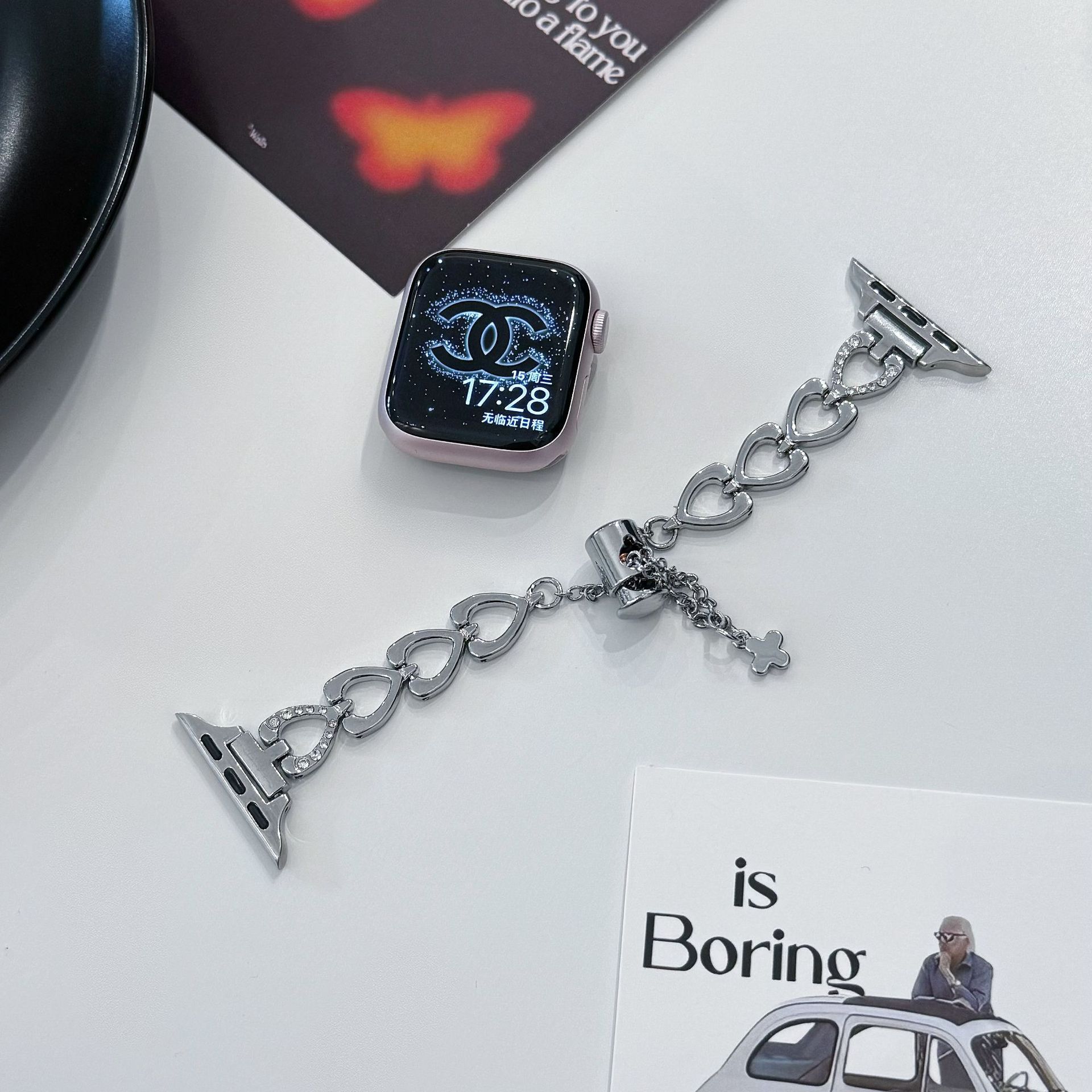 Sweetheart Bracelet Band - Silver