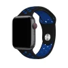 Black blue sport band active smartwatch strap with ventilation holes