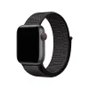 Black nylon sport loop band for Apple Watch with cellular