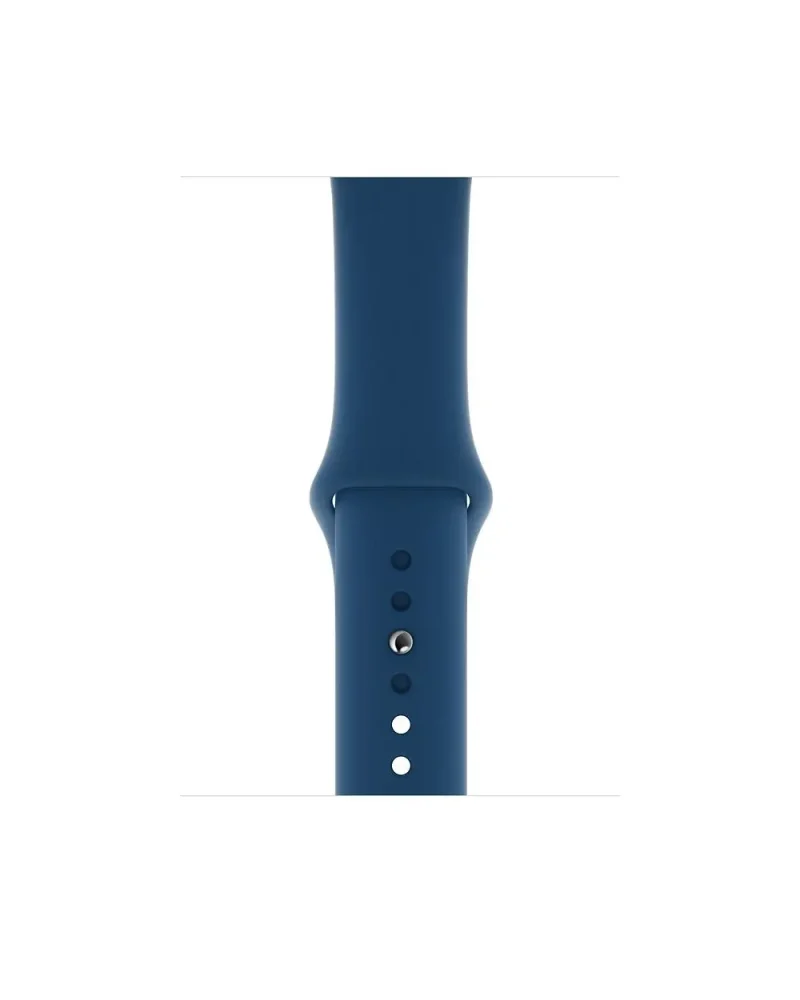 Blue cobalt sport band with ventilation holes for smartwatch or fitness tracker