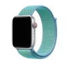 Apple Watch Sport Loop Cornflower blue green nylon woven band strap