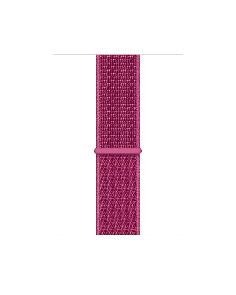 Magenta braided sport loop watch band for Apple Watch