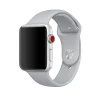 Apple Watch Series 3 silver aluminum fog sport band smartwatch