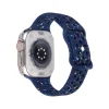 Apple Watch Ultra midnight blue glitter sport band with colorful speckled design