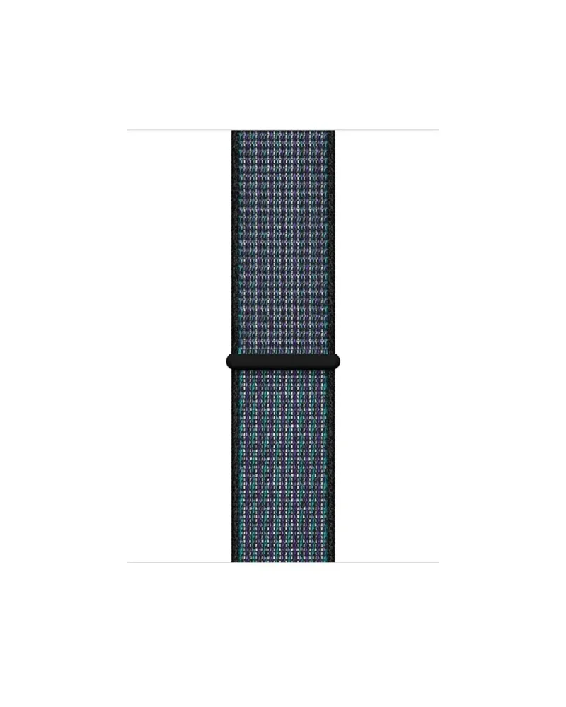 Apple Watch Sport Loop Hyper Grape woven nylon band with black connector