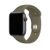 Khaki sport band for smartwatch with aluminum case and digital crown