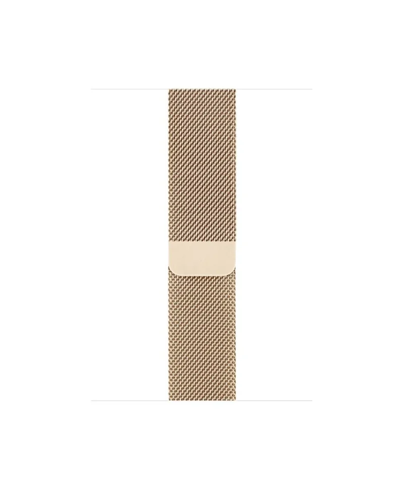 Light gold Milanese loop stainless steel mesh watch band strap
