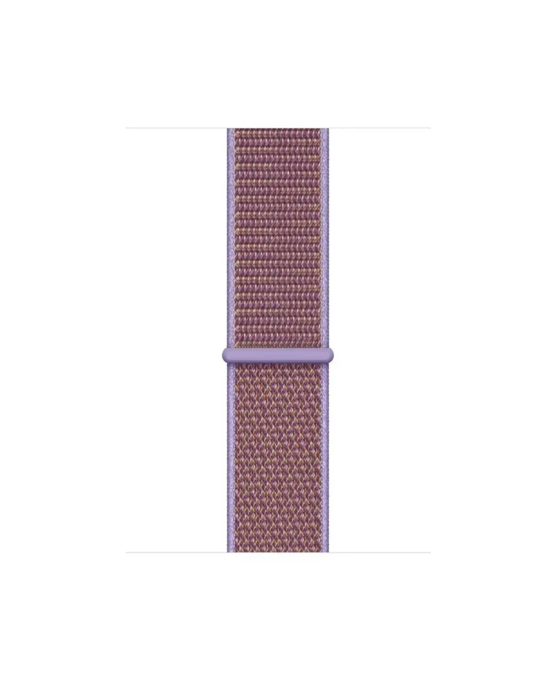 Lilac purple woven fabric sport loop apple watch band strap