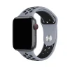 Sport band active smartwatch with obsidian mist black silicone strap