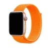 Orange sport loop band for smartwatch with velcro closure and aluminium case