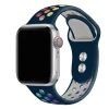 Apple Watch sport band active pine green rainbow pride multicolor dots