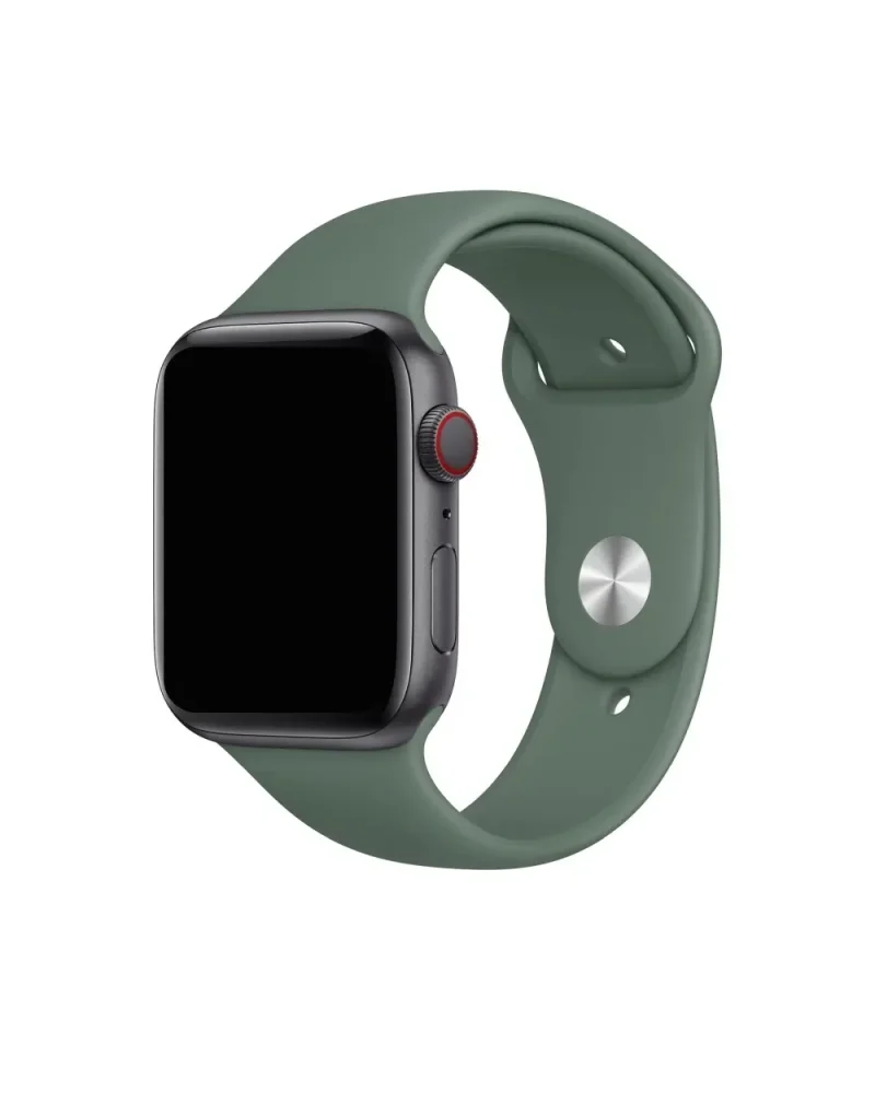 Apple Watch sport band pine green silicone strap for smartwatch