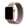 Rose gold smartwatch with pink sand sport loop fabric band