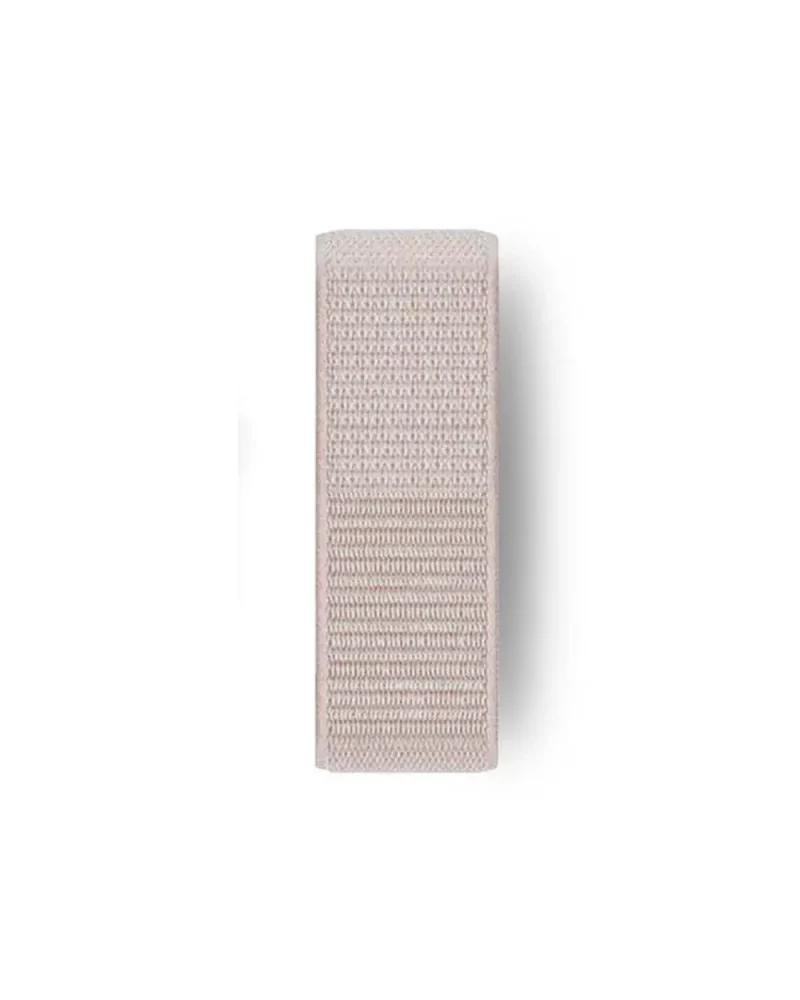 Rose pink sport loop band with woven fabric texture for Apple Watch
