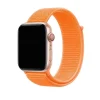 Apple Watch with spicy orange sport loop band and rose gold case
