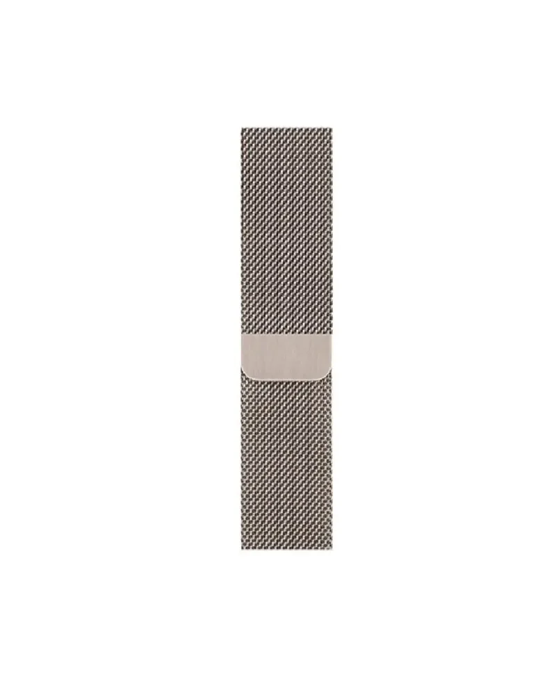 Starlight Milanese Loop mesh smartwatch band with magnetic closure clasp
