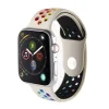 Apple Watch sport band stone with colorful rainbow pride holes design