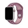 Violet and soft pink sport band for Apple Watch with perforated design
