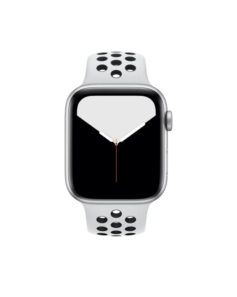Apple Watch Nike sport band white black with perforated design strap