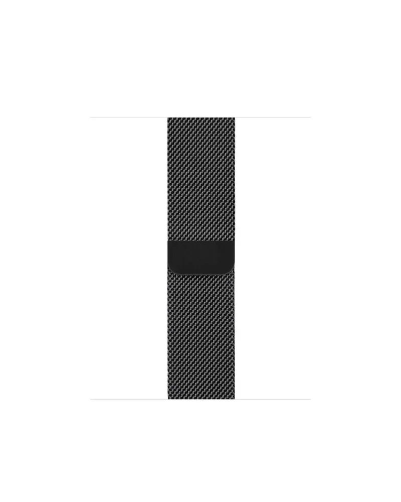 Graphite Milanese Loop stainless steel mesh watch band with magnetic closure