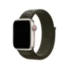 Apple Watch with olive green sport loop band and cellular connectivity