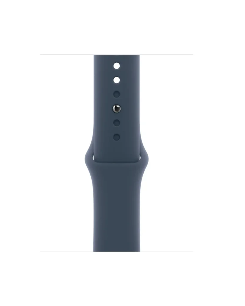Storm blue sport band for Apple Watch with silicone material